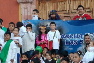 Marcha de todos los Santos en Guadalupe, Zacatecas