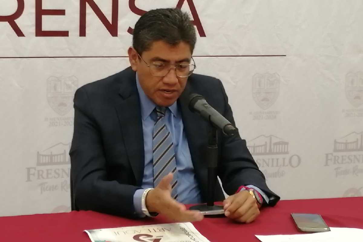 Saúl Monreal ávila, presidente municipal de Fresnillo. | Foto: Ángel Martínez.