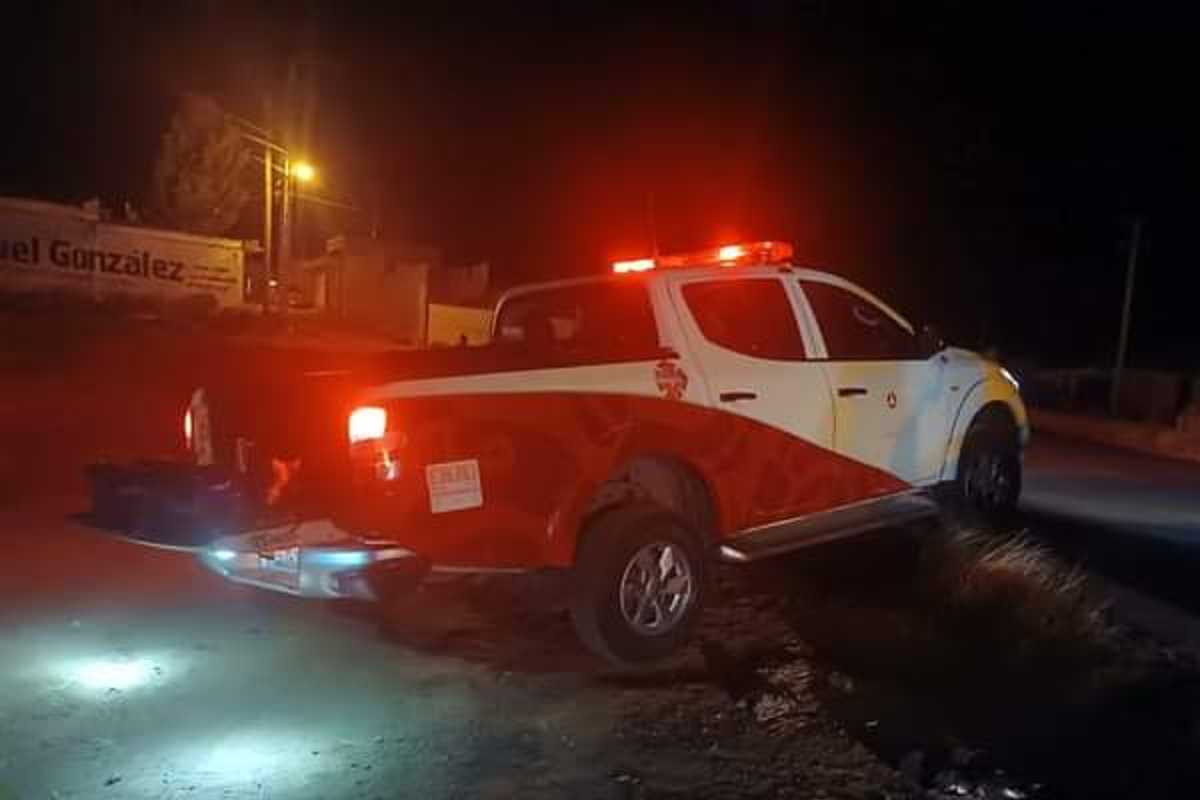 Chocan vehículos de frente en la carretera a Sauceda de la Borda