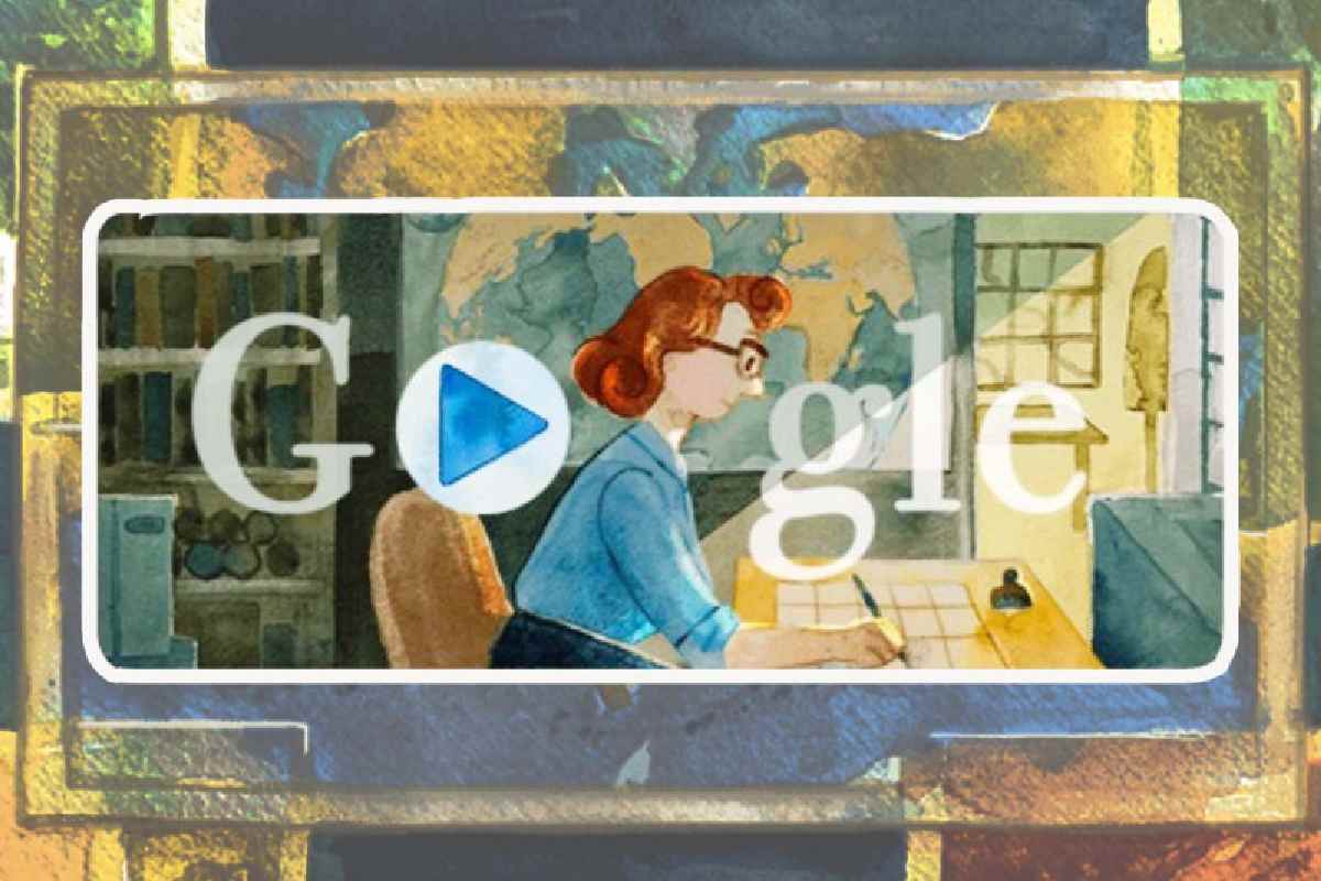 Google le dedicó un doodle a Marie Tharp.