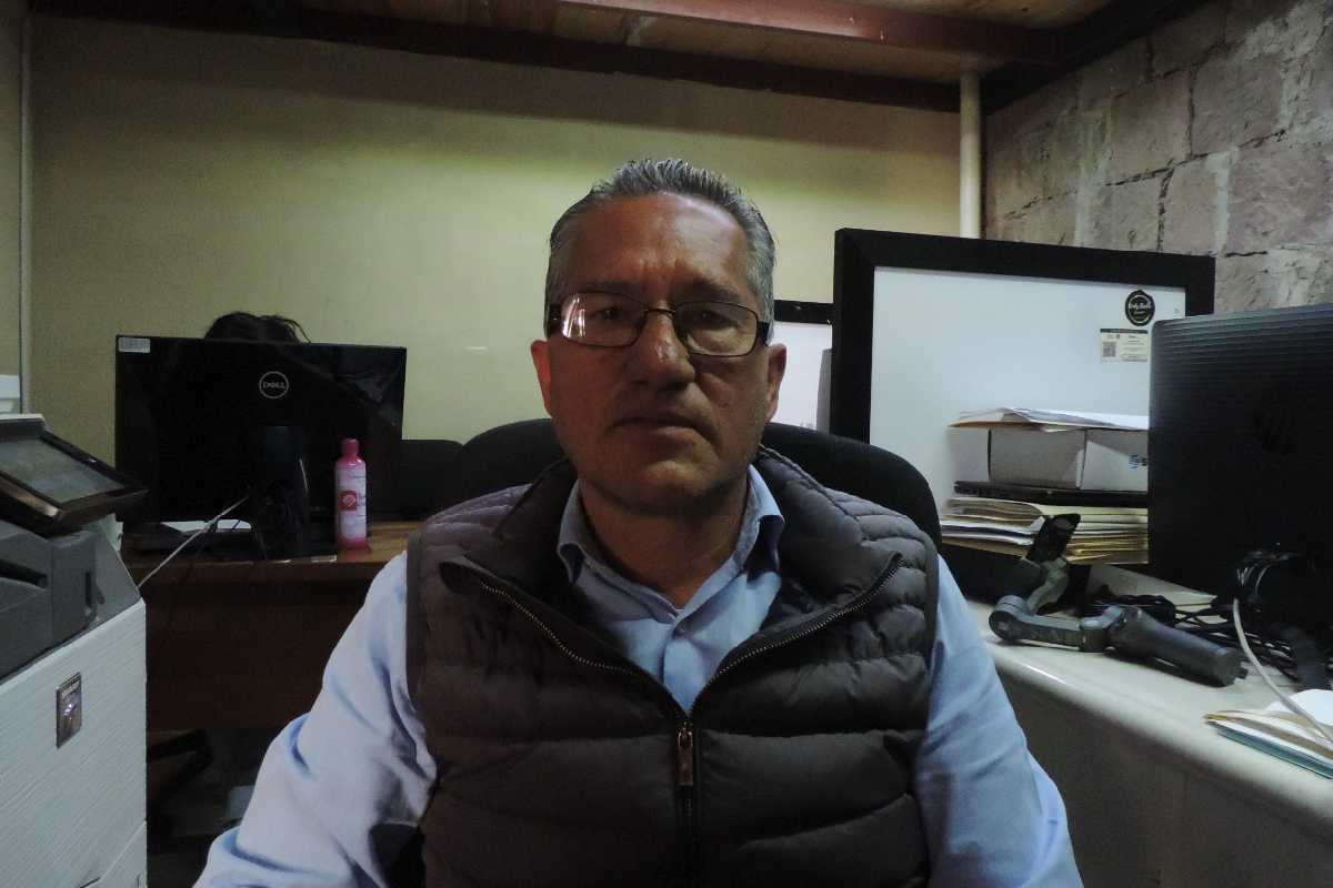 Marco Antonio Vargas comisionado en el municipio para dar atención a las personas desplazadas