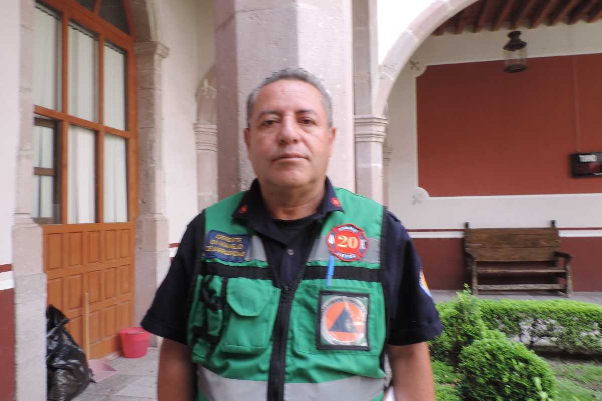 Manuel Cabral Acevedo coordinador del departamento de Gestión de Emergencias, bajas temperaturas