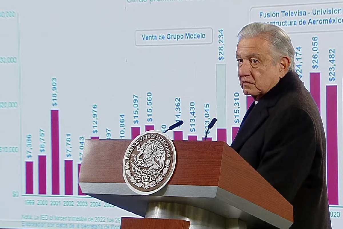 AMLO habló sobre el tema de la inflación de 2023 en la Mañanera. | Foto: Cortesía.