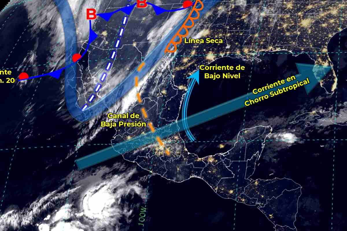 Mapa meteorológico de México de este 29 de diciembre de 2022