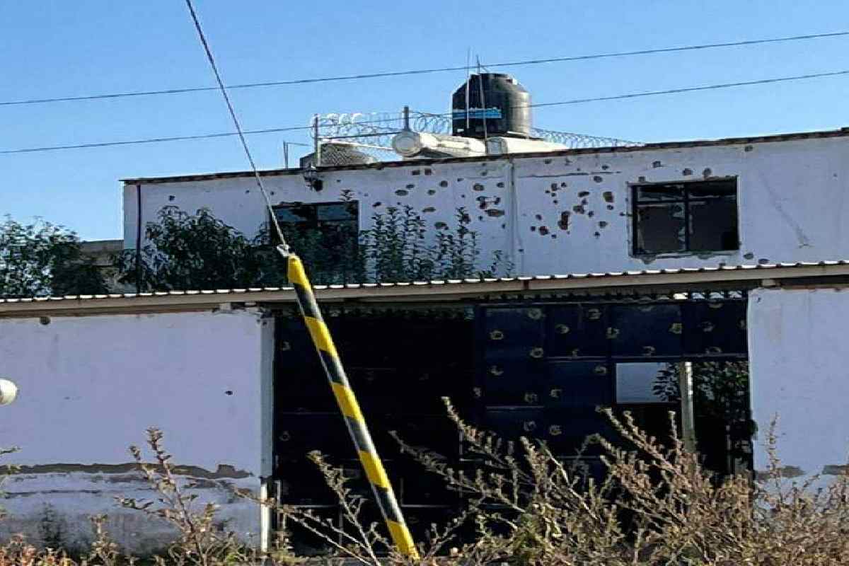 La casa baleada se ubica en la colonia Frente Popular de Jerez, Zacatecas. | Foto: Cortesía.