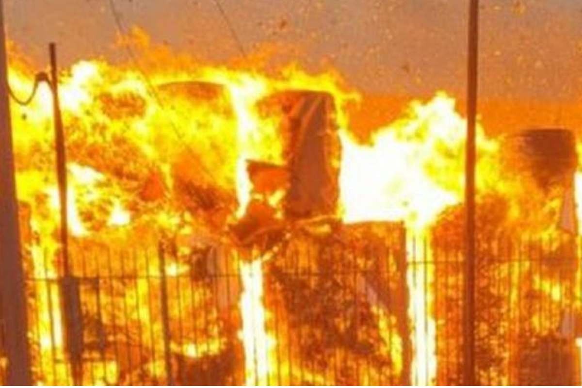 Tijuana Baja California 15 viviendas se incendian