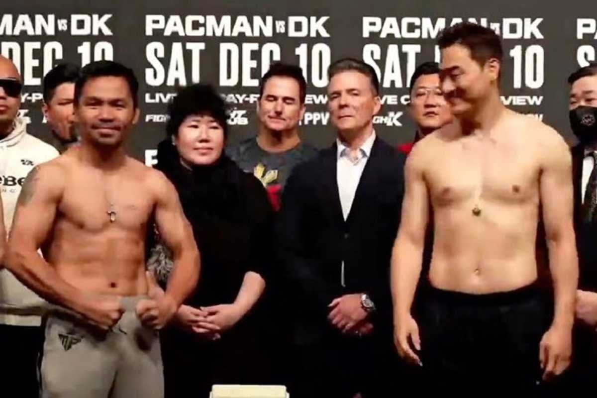 La leyenda del boxeo filipino Manny Pacquiao volvió al box para vencer a un youtuber llamado DK Yoo. | Foto: Cortesía.