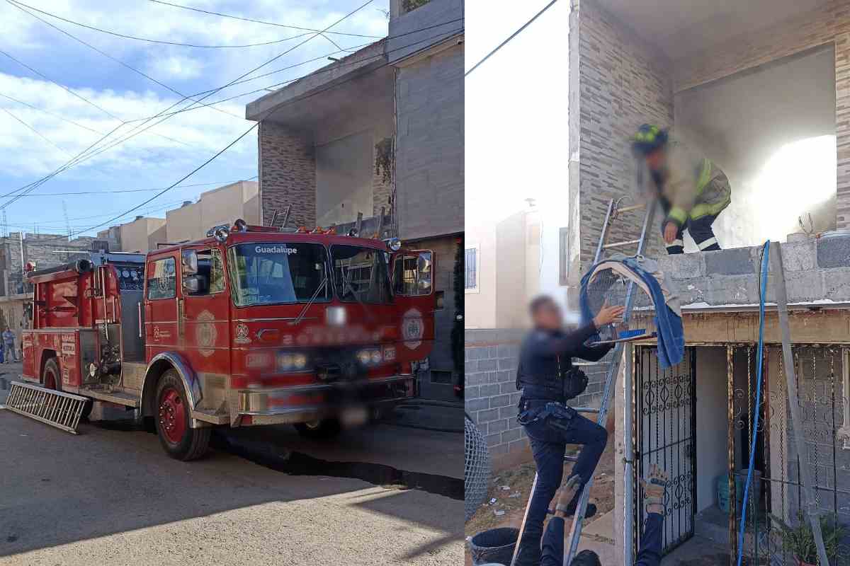 Dos recámaras sufrieron afectaciones tras un incendio. | Foto: Cortesía.