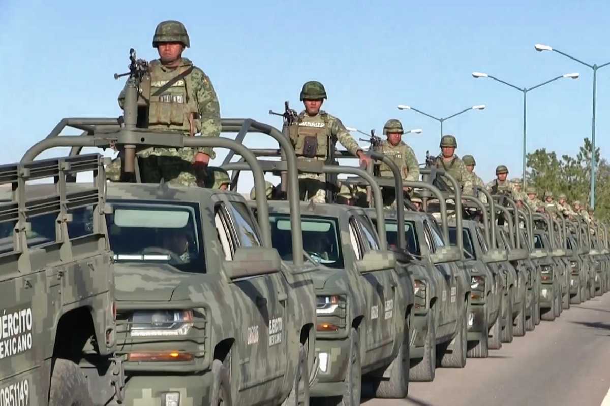 Llegan a El Mineral 300 elementos del Ejército Mexicano | Foto: Ángel Martínez