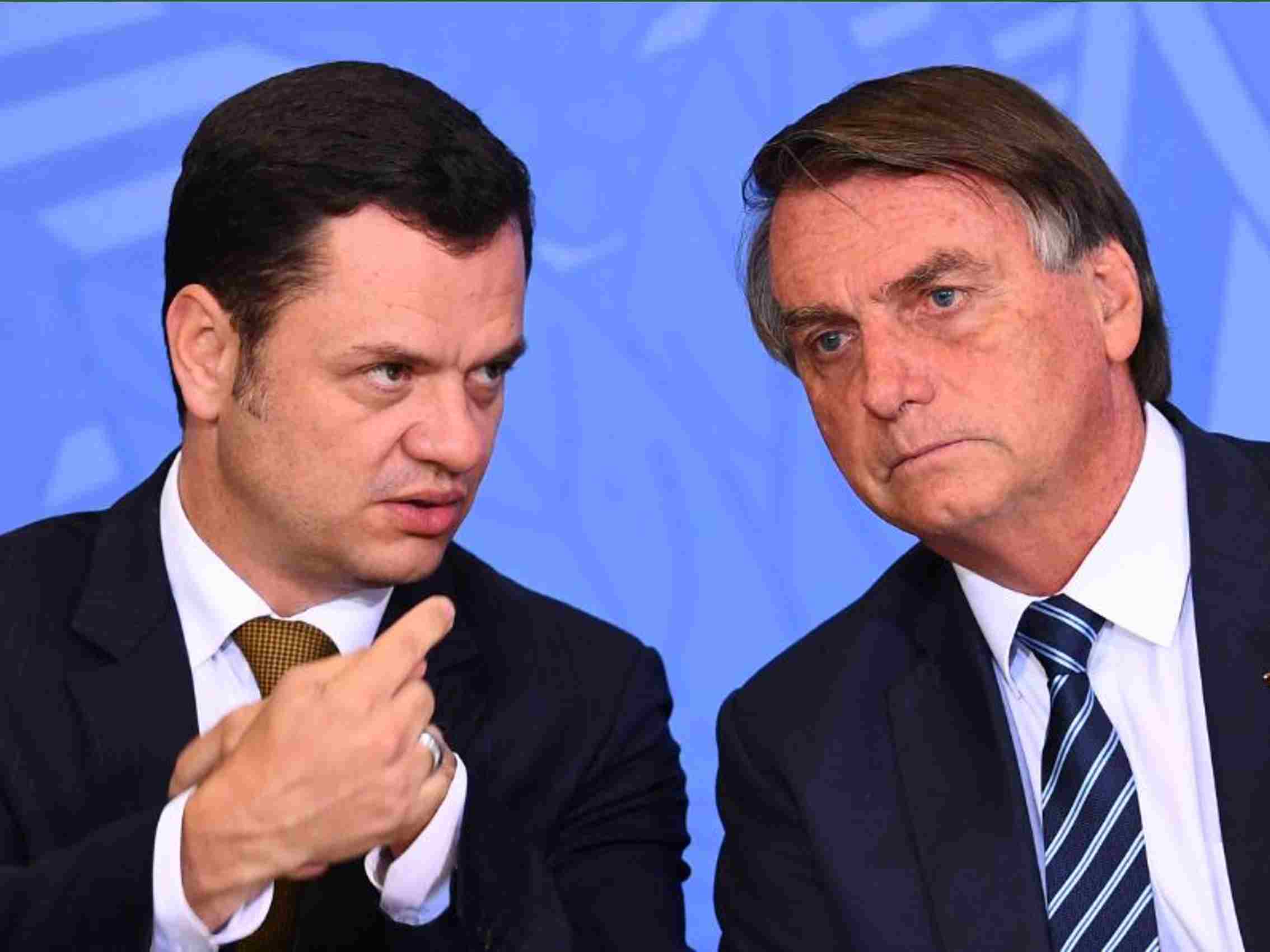 Anderson Torres y Jair Bolsonaro