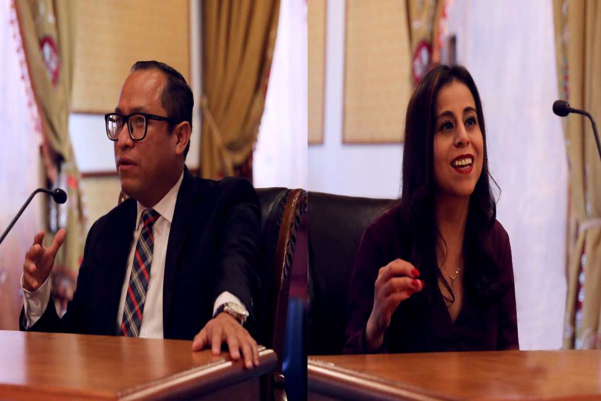 Licenciada Silvia Priscila Esparza Rodarte y el Licenciado Isay Castillo Sarellano