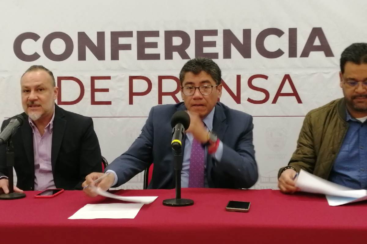 Saúl Monreal en conferencia de prensa. | Foto: Ángel Martínez.