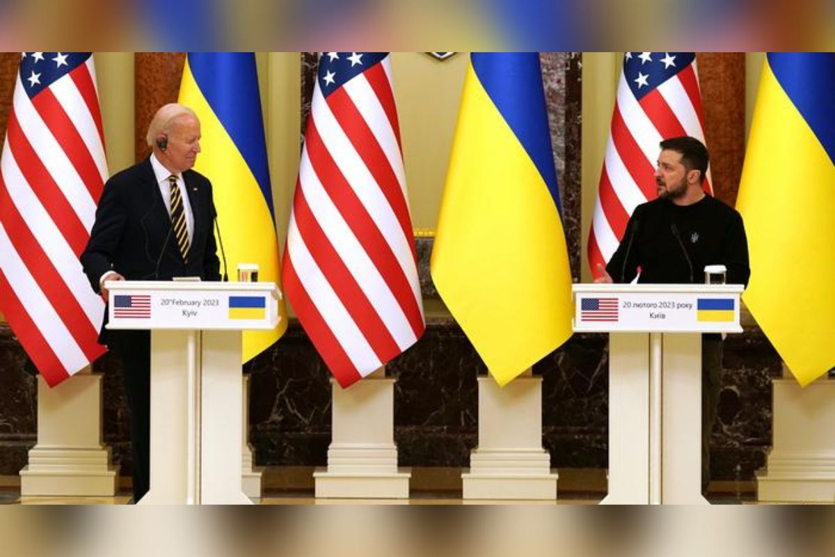 El presidente de Estados Unidos, Joe Biden, realizó una visita sorpresa a Kiev; donde reiteró su inquebrantable apoyo a Ucrania. | Foto: Cortesía.