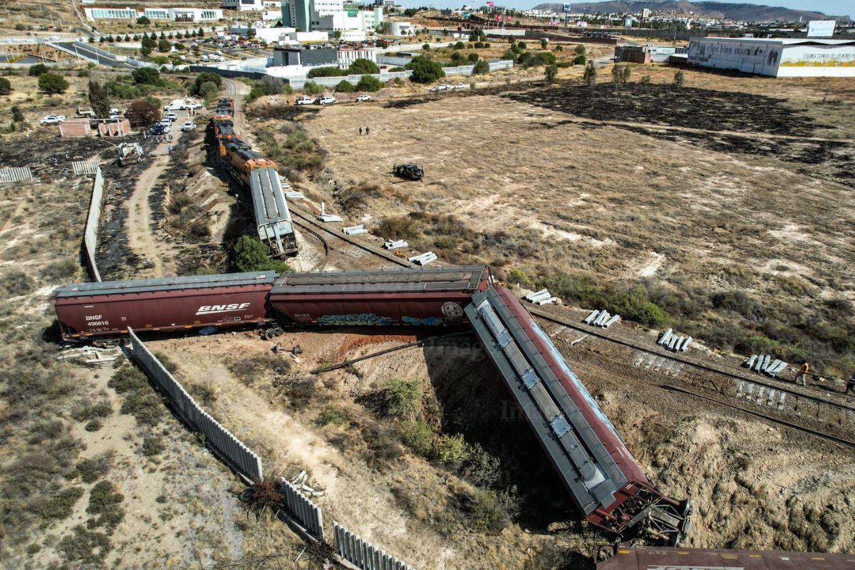Tren se descarrila Zacatecas