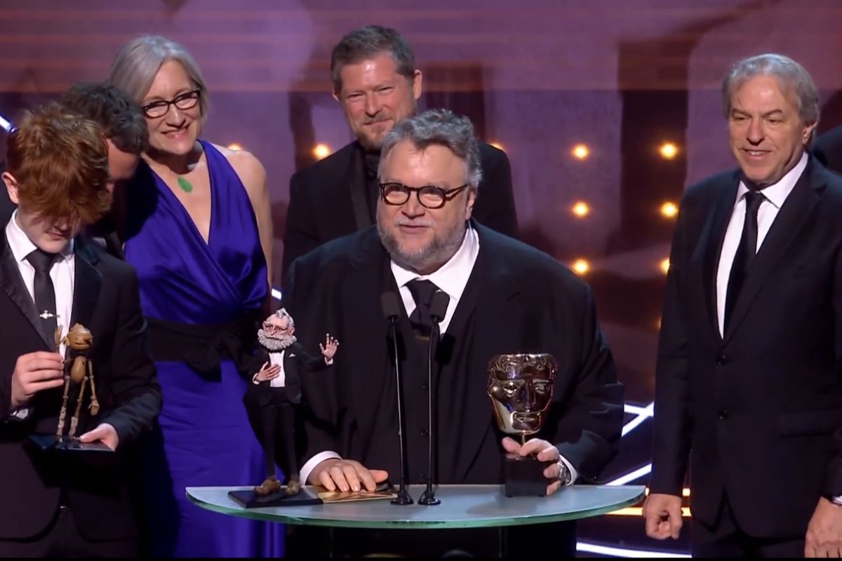 Guillermo del Toro gana un BAFTA con Pinocho