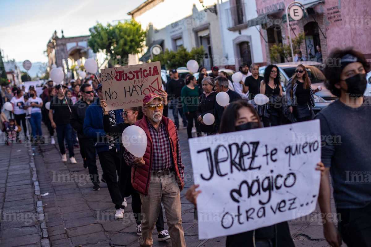 Marcha por la paz en Jerez | Foto: Adolfo Vladimir.