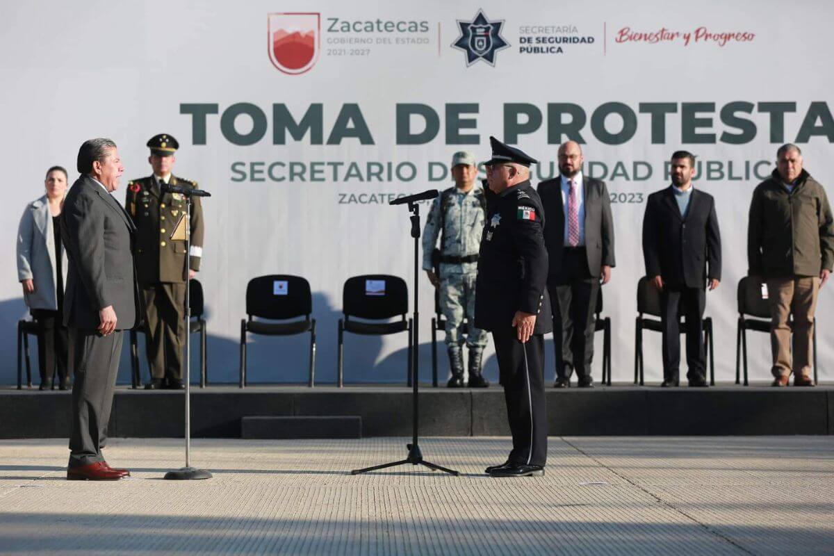Toma de protesta del Secretario de Seguridad de Zacatecas
