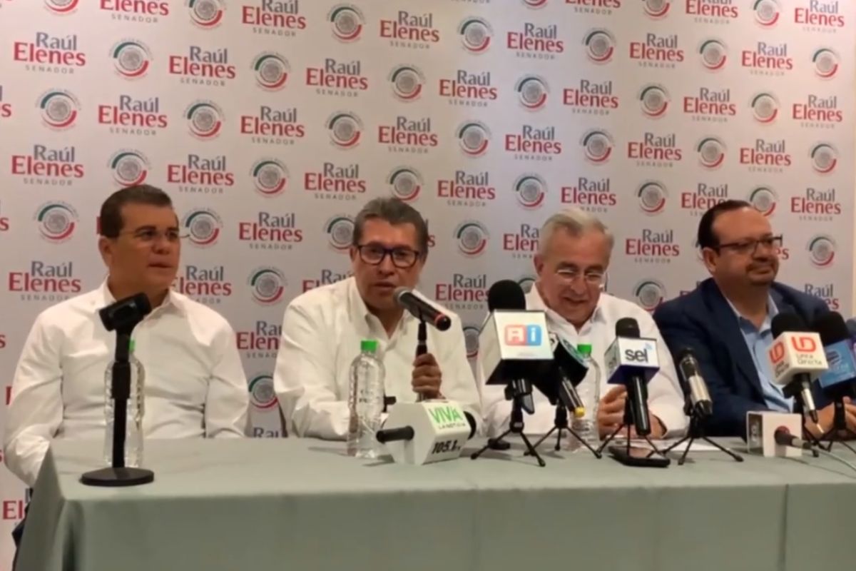 Ricardo Monreal en conferencia de prensa. | Foto: Captura de pantalla.