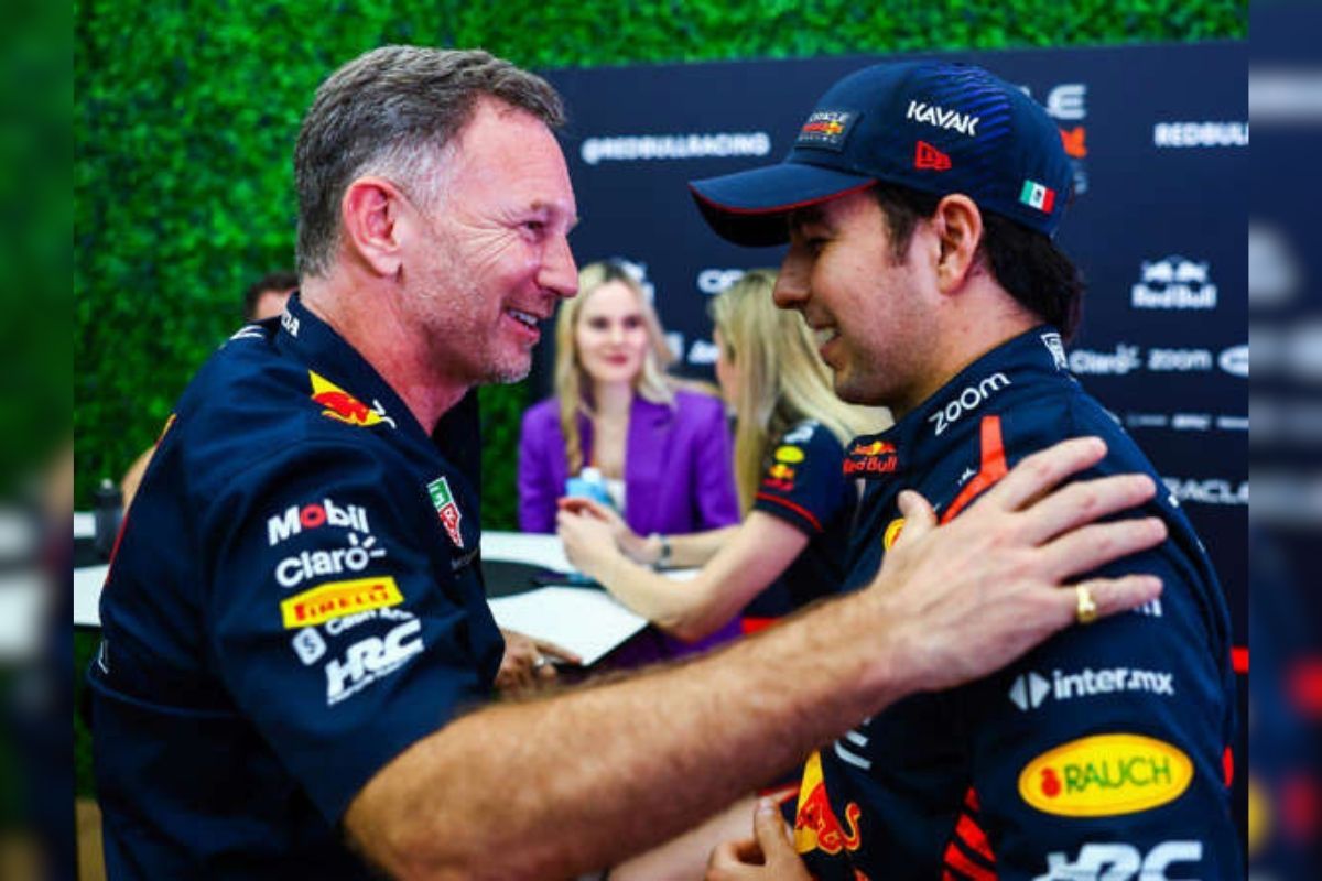 Christian Horner, jefe del equipo Red Bull Racing F1, destacó la actuación de Checo Pérez en el Gran Premio de Arabia Saudita; en la que calificó como su mejor carrera. | Foto: Cortesía.