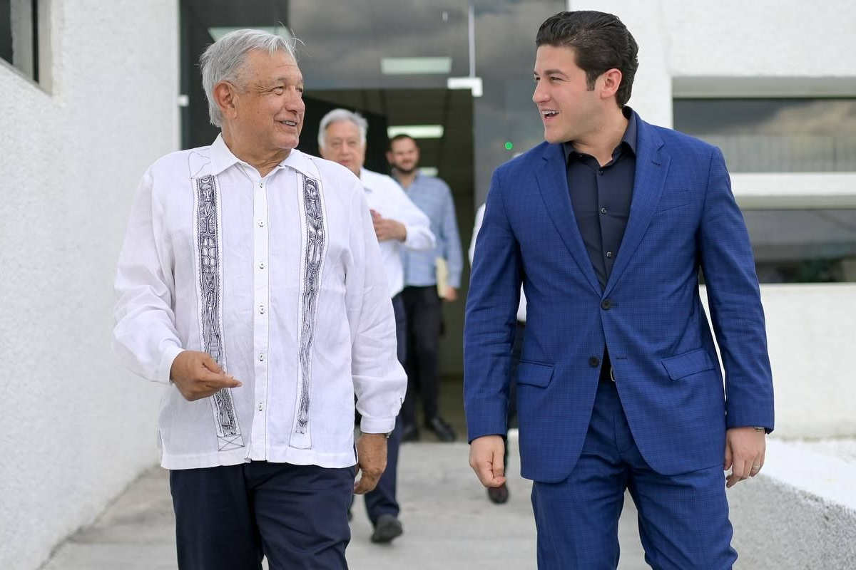 Andrés Manuel López Obrador (AMLO) y Samuel García. | Foto: Cortesía.