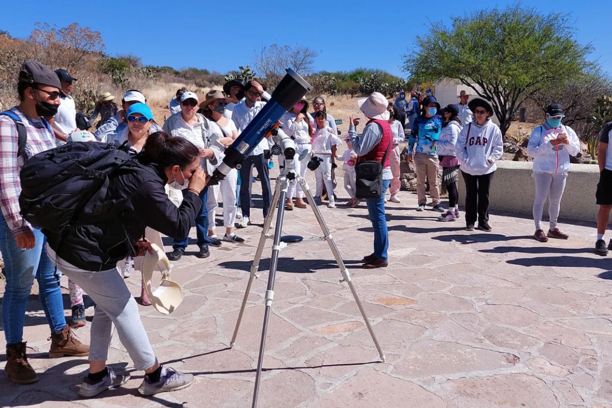 Actividades en la zona arqueológica La Quemada, durante el equinoccio de primavera. | Foto: Cortesía.