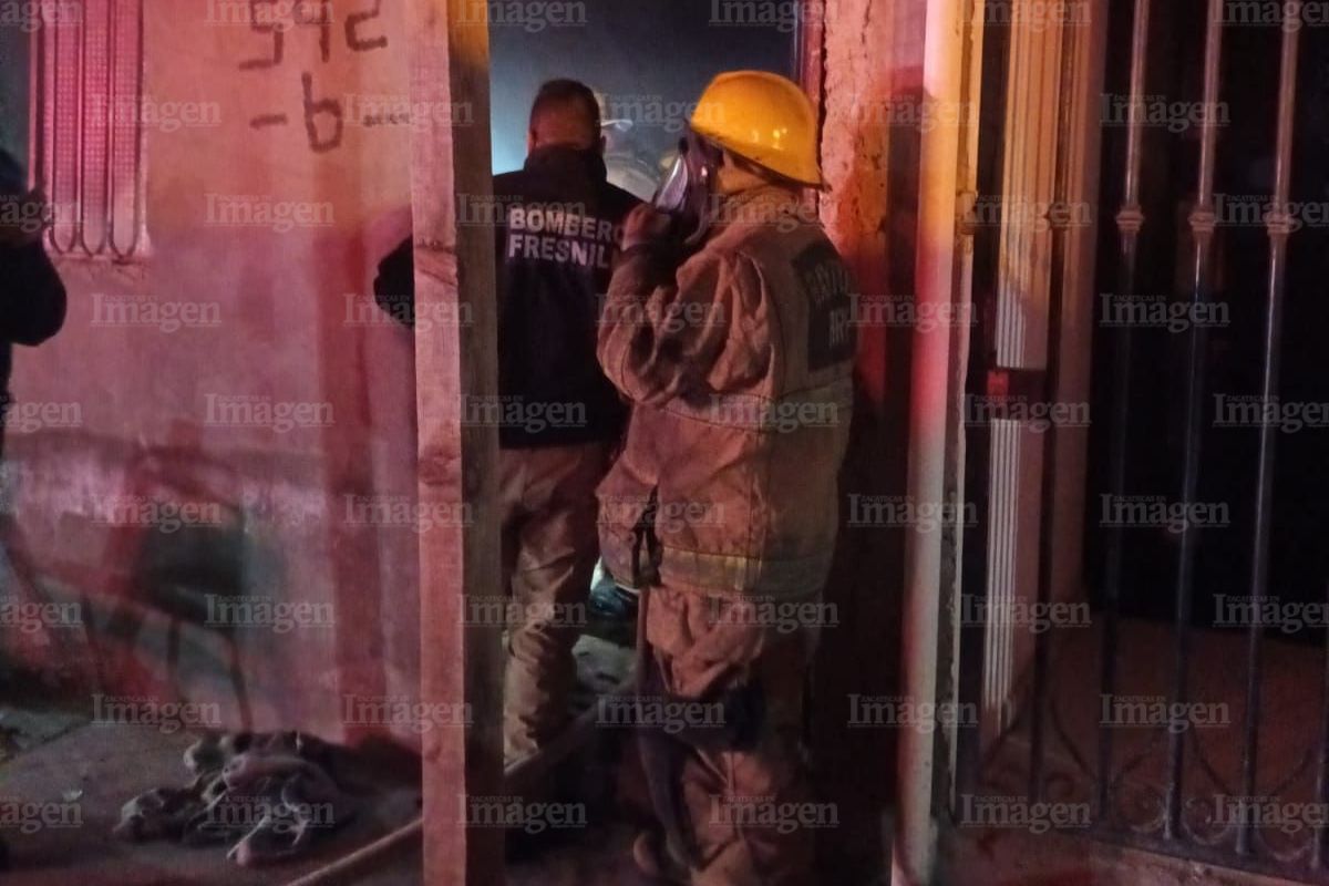 Registran incendio en un domicilio de Fresnillo | Foto: Imagen.