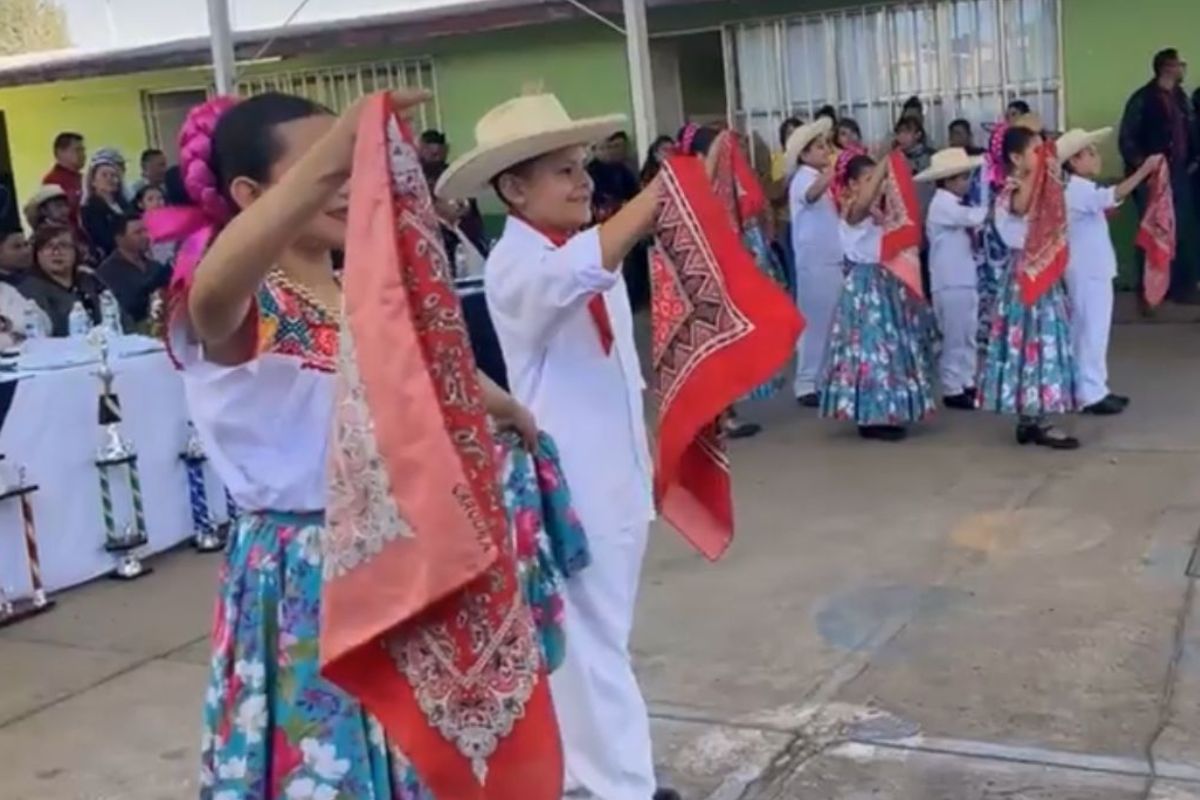 Primaria Jaime Torres Bodet decidieron no participar en la edición XVII del Concurso  de Danza Folklorica Infantil.  | Foto: Cortesía.