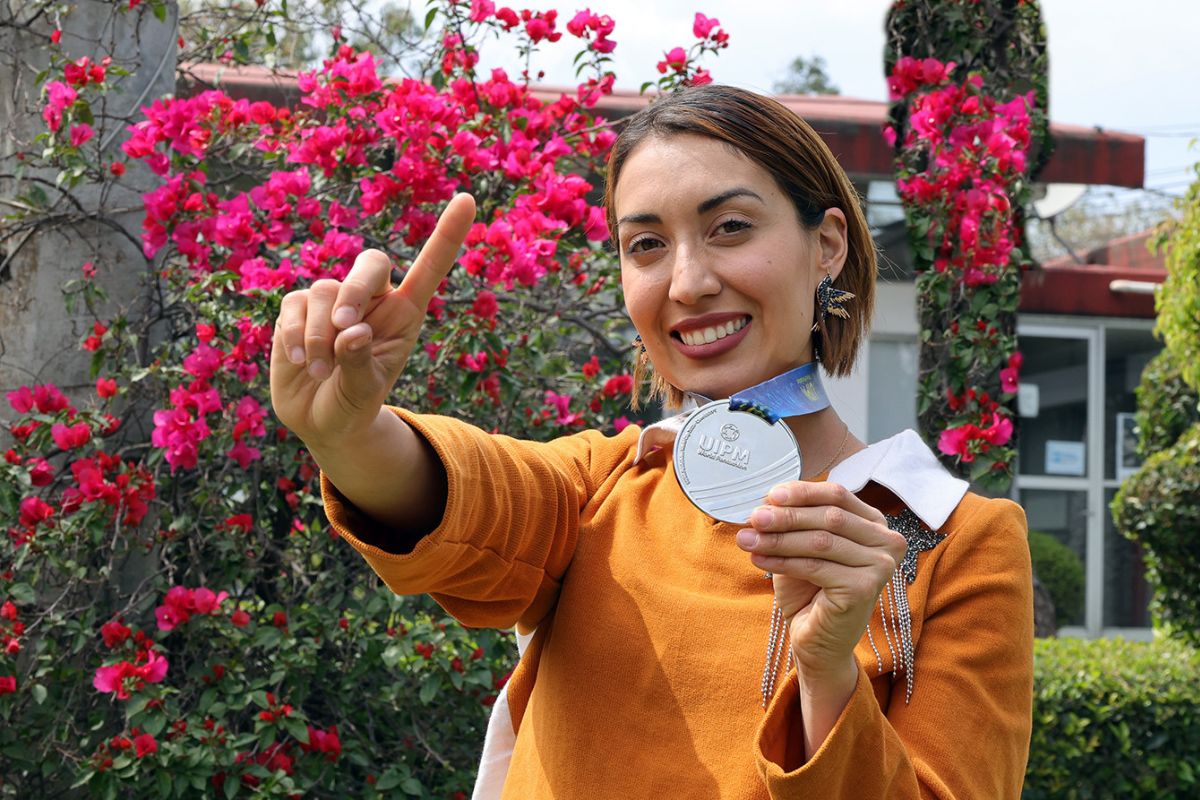 Mariana Arceo le dio una medalla de bronce a México al finalizar en tercera posición de la final Copa del Mundo de Pentatlón Moderno. | Foto: Cortesía.