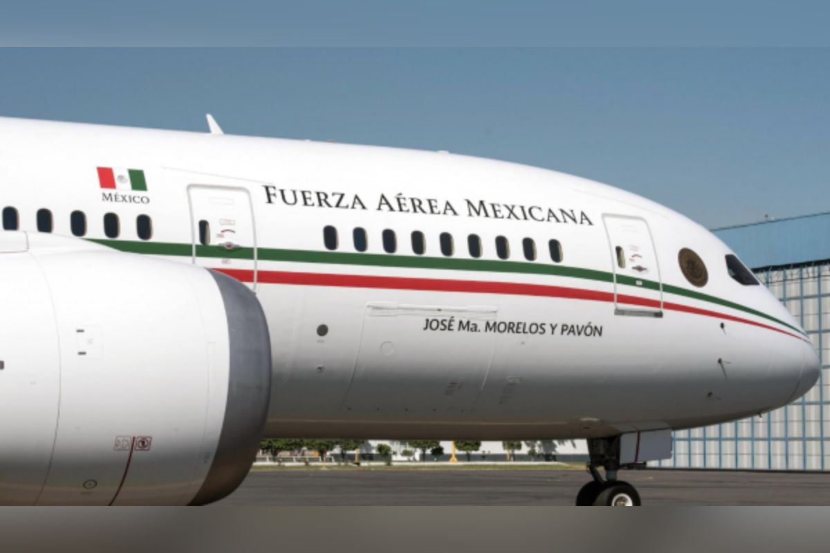 Por una falla de origen, el avión presidencial José María Morelos; se vendió a un costo 44 por ciento por debajo de su costo inicial, reconoció el presidente AMLO. | Foto: Cortesía.