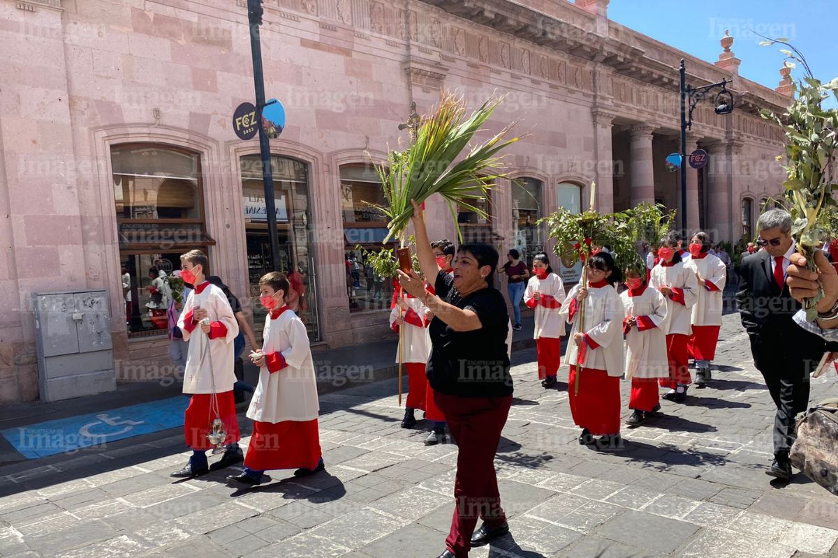 Celebran el Domingo de Ramos en Zacatecas | Foto: Imagen.