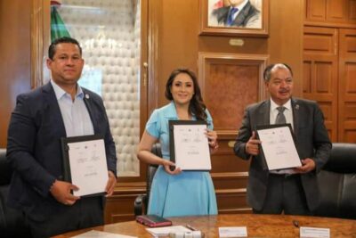 Aguascalientes, Guanajuato y Zacatecas firman un convenio de colaboración en materia de seguridad.