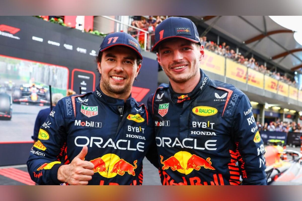 Sergio ‘Checo’ Pérez defiende a su coequipero en Red Bull, Max Verstappen. | Foto: Cortesía.