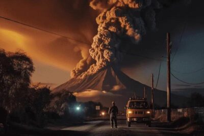 La constante actividad en el volcán Popocatépetl durante las últimas horas; ha obligado que personal de la Secretaría de la Defensa Nacional. | Foto: Cortesía.