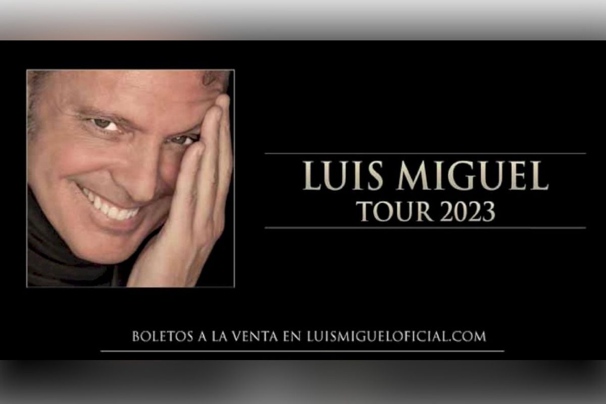 Este lunes 15 de mayo llegó junto a la preventa de boletos del concierto de Luis Miguel Tour 2023, uno de los regresos más esperados por todos sus fans. | Foto: Cortesía.