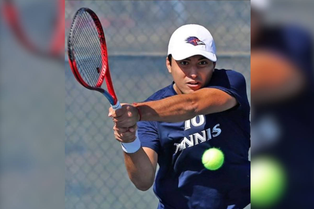 El joven tenista zacatecano Alan Magadán Sánchez estará pronto en torneos profesionales en  Manzanillo, Colima. | Foto: Cortesía