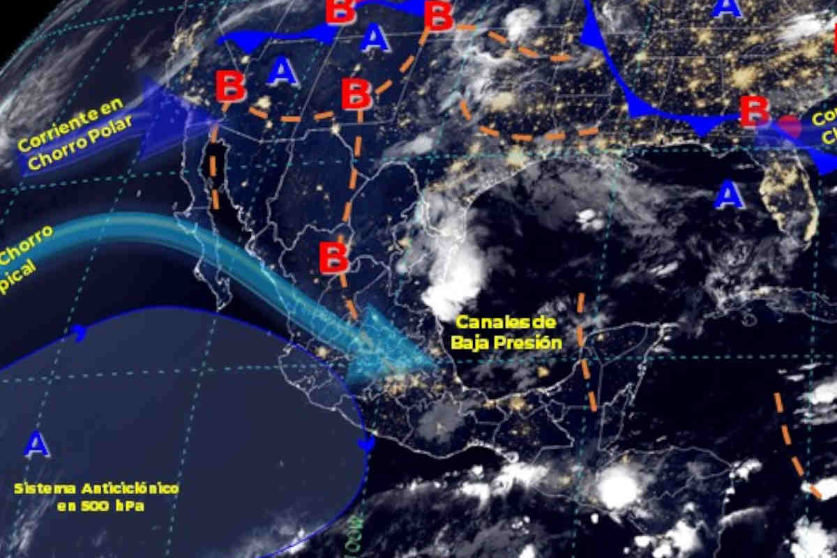 Mapa meteorológico de México hoy 29 de mayo de 2023 en Zacatecas