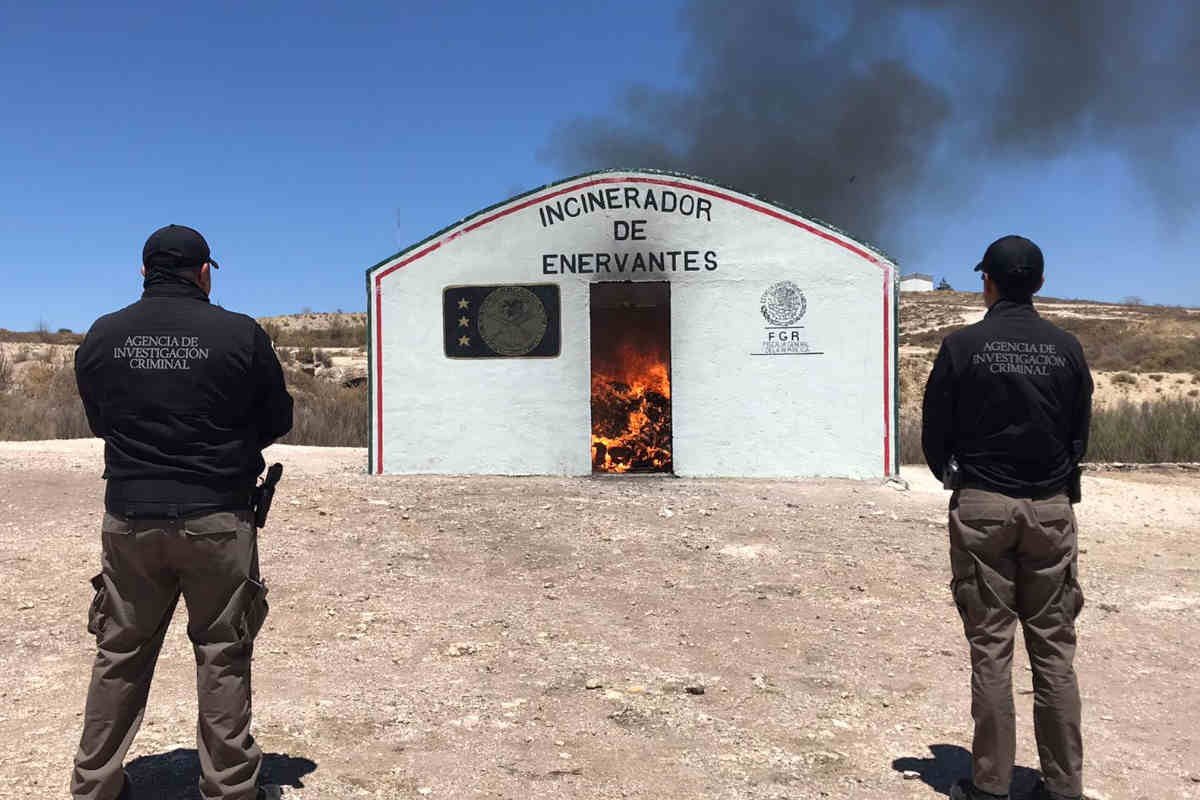 Destruye la FGR objetos relacionados con delitos federales en Zacatecas 1