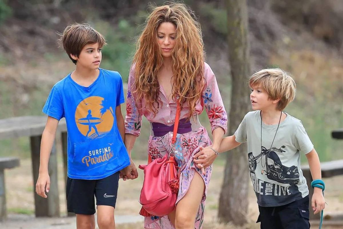 Shakira y sus hijos, a quienes dedica su nueva canción Acróstico | Foto: Cortesía.