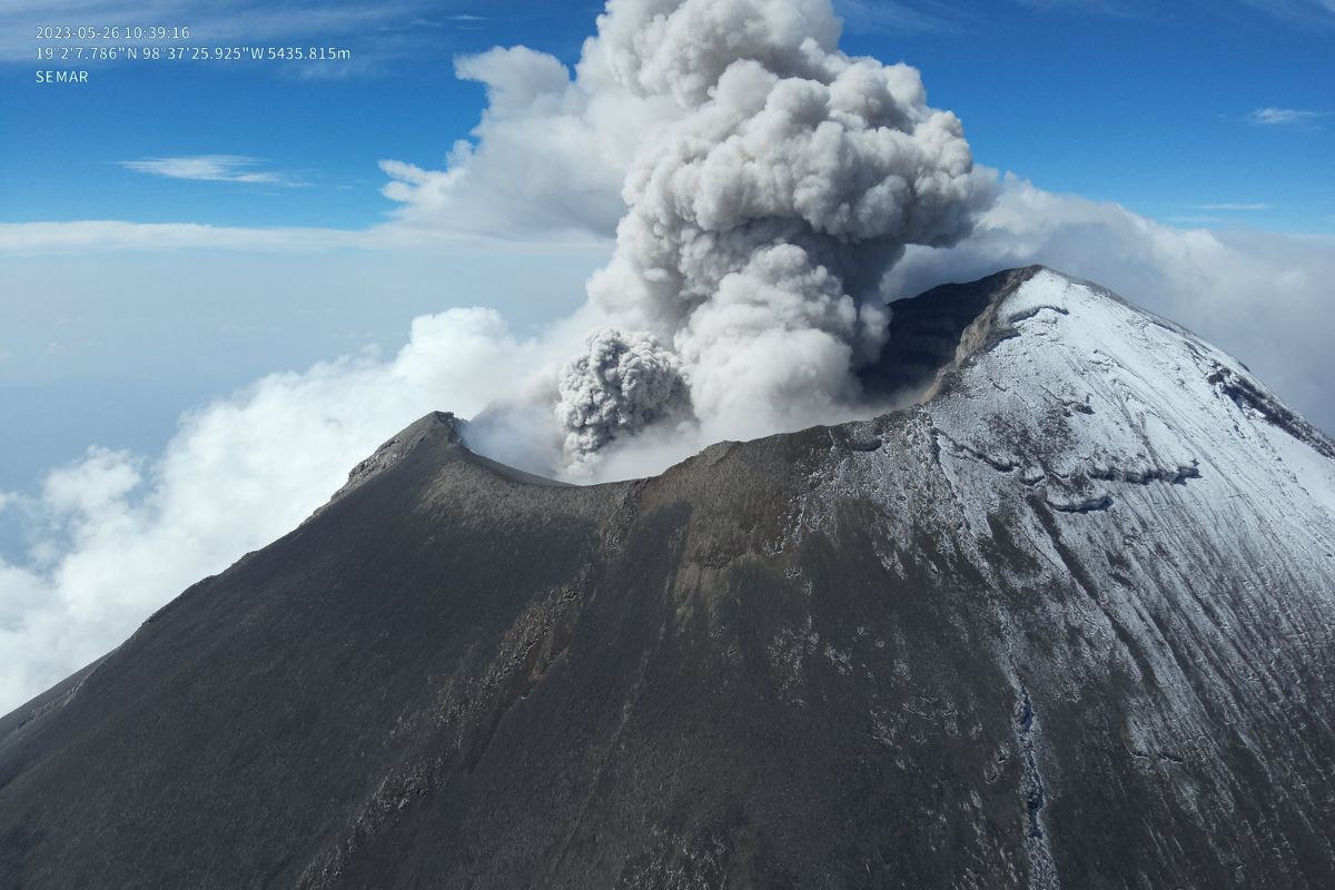 Volcán Popocatépetl: Advierten bajada de lahares volcánicos