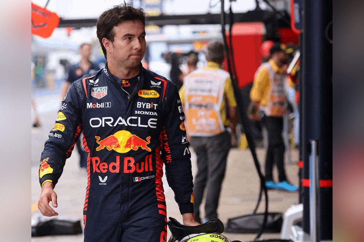 Sergio 'Checo' Pérez aunque logró remontar desde el puesto 11; no llegó al podio y terminó en cuarta posición en el Gran Premio (GP) de España 2023. | Foto: Cortesía.