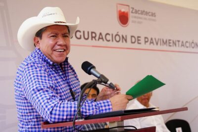 David Monreal, gobernador de Zacatecas.
