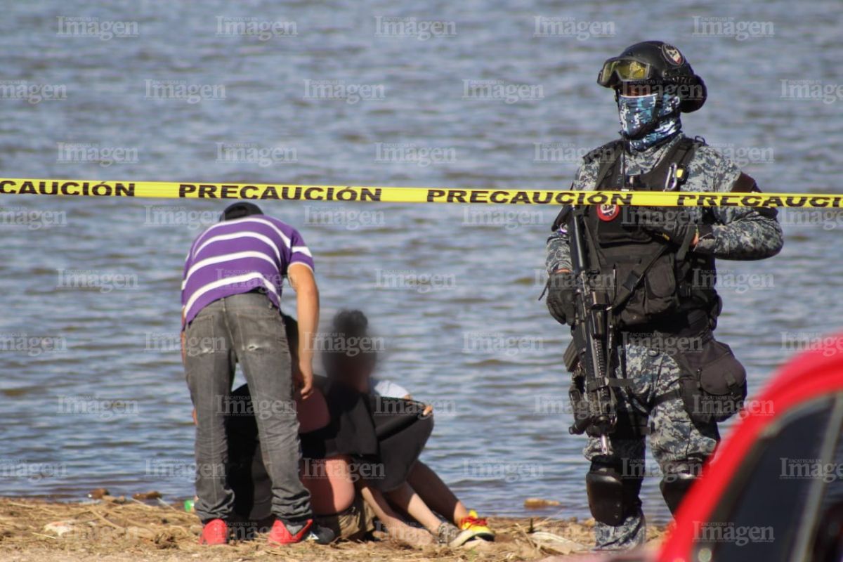Niño muere ahogado en la presa Rivera en Fresnillo
