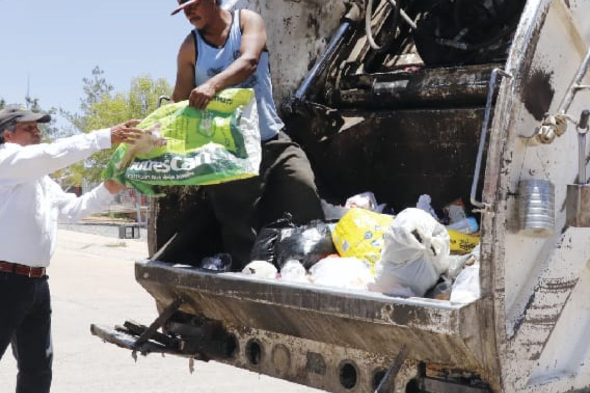 Recolección de basura en Zacatecas