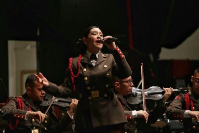 Banda Sinfónica de la SEDENA, en concierto.