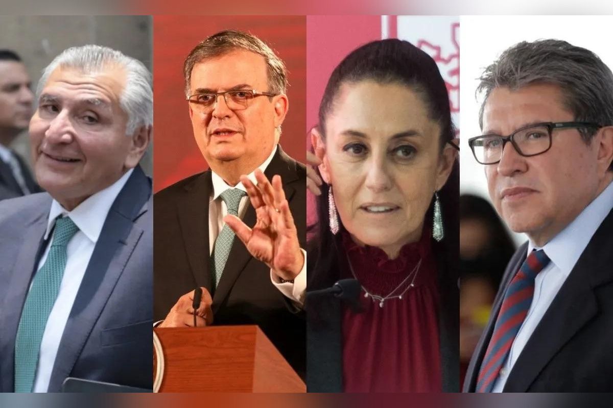 Las cuatro “corcholatas” de Morena alistan la movilización de sus seguidores para mostrar la preferencia electoral; para esta tarde en el Zócalo ante el presidente AMLO.