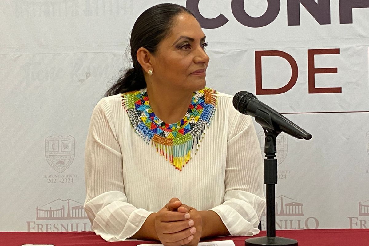 Dolores Moreira Coronel, directora del Sipinna, anunció los cursos de verano, denominados Los Derechos de la Niñez 2023. | Foto: Ángel Martínez.