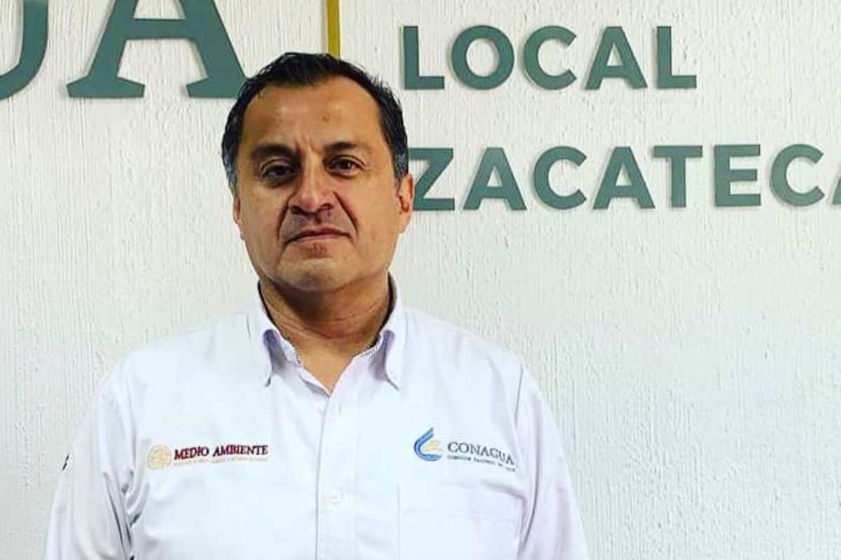 Víctor Manuel Reyes director de la Conagua en Zacatecas. | Foto: Cortesía.