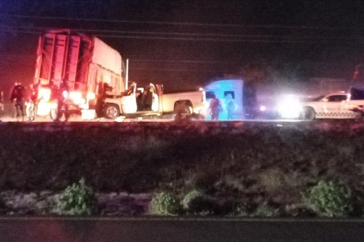 La noche de este domingo se registró un percance carretero que dejó como saldo al menos dos personas lesionadas. | Foto: Imagen de Zacatecas.