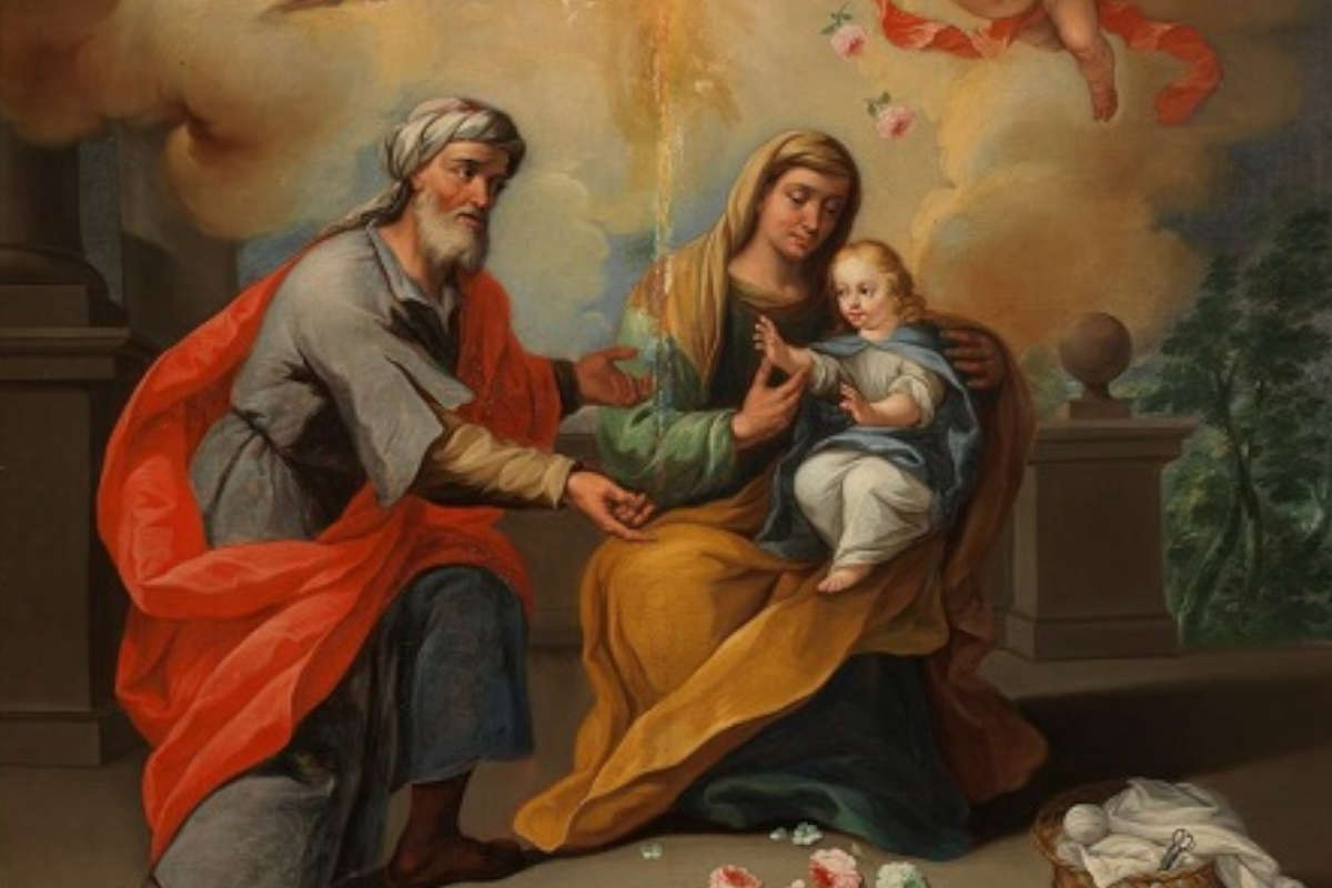 San Joaquín y Santa Ana, padres de la Virgen María. | Foto: Cortesía.