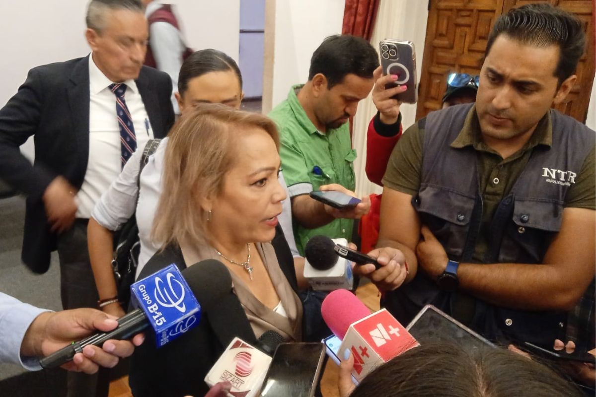 Maribel Villalpando Haro ante la falta de seguridad pública en municipios. | Foto: Cortesía